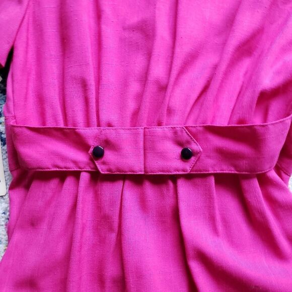 VINTAGE Damon II pink dress size 14 - Picture 10 of 16